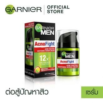การ์นิเย่ เมน แอคโนไฟท์ แอคเน่ ไฟท์ติ้ง ไวท์เทนนิ่ง เซรั่ม 40 มล. Garnier Men Acnofight Acne Fighting Whitening Serum 40 Ml Bright By Garnier(thailand)