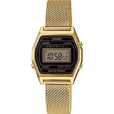 Casio Digital นาฬิกาข้อมือผู้หญิง สายตาข่าย รุ่น LA690WEM Casio Digital นาฬิกาข้อมือผู้หญิง สายตาข่าย รุ่น LA690WEM