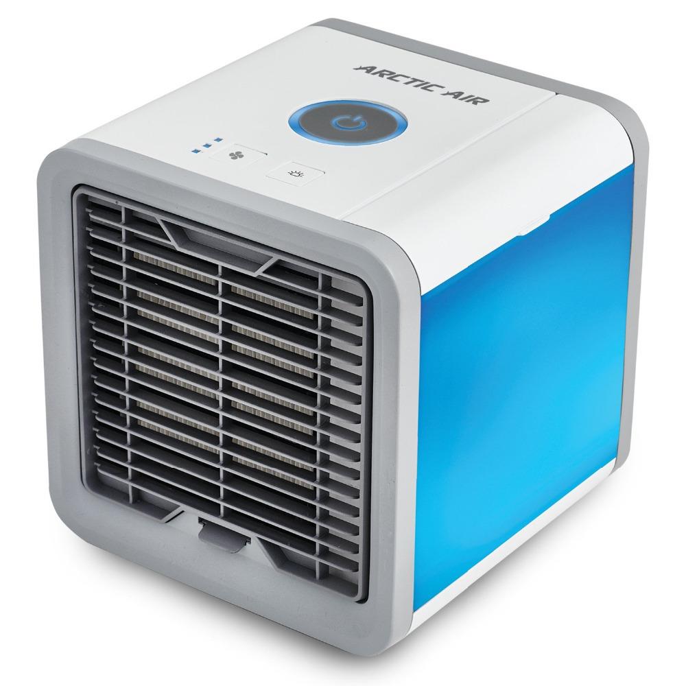 Arctic Air Cooler เครื่องทำความเย็นมินิ แอร์พกพา แอร์ตั้งโต๊ะขนาดเล็ก พัดลมไอเย็น ขนาดเล็ก พกพาง่าย แถม อแดปเตอร์ 5V ฟรี