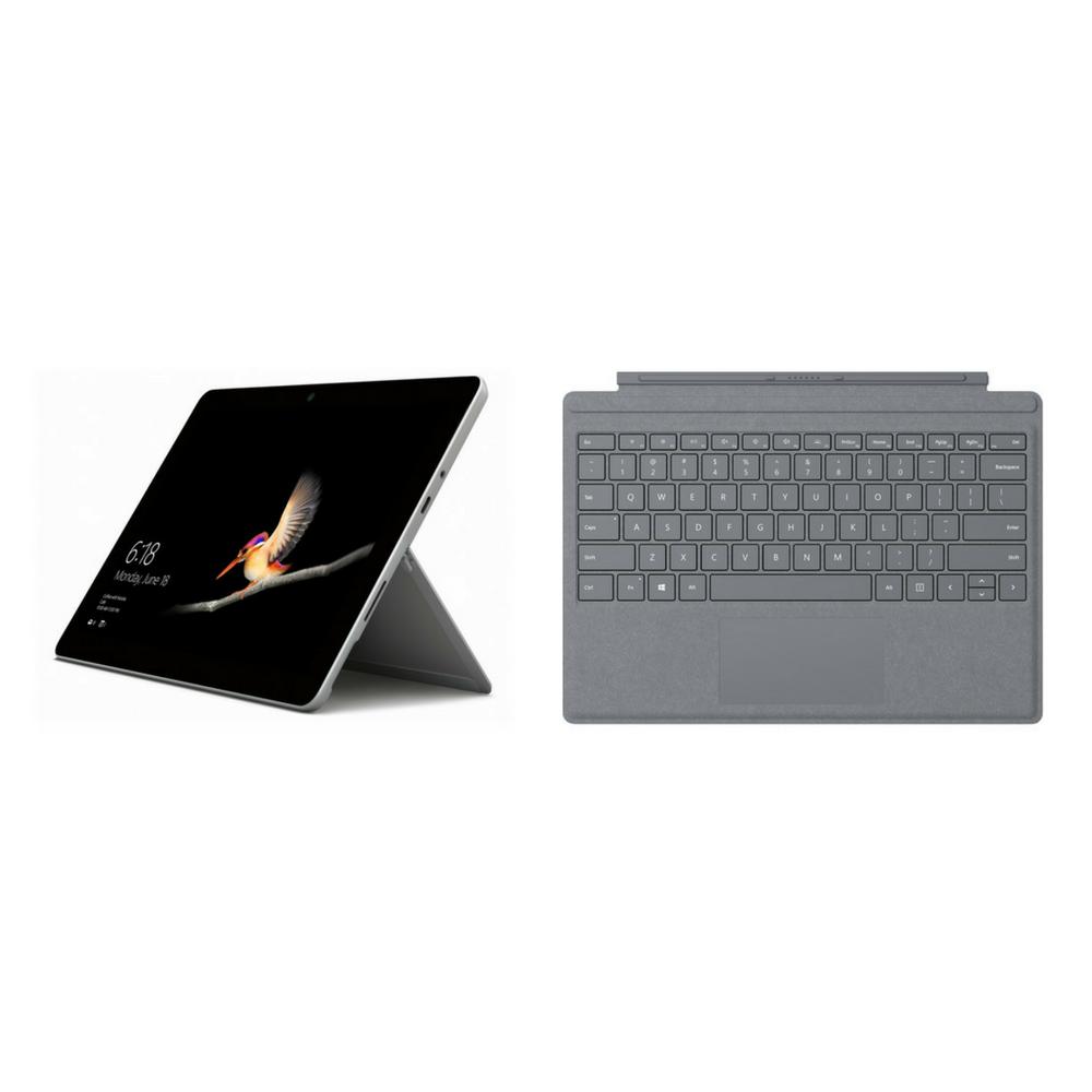 [โน๊ตบุ๊ค] Microsoft Surface GO Laptop Intel 4415Y / 8GB RAM / 128GB Silver Bundle with Type Cover Platinum