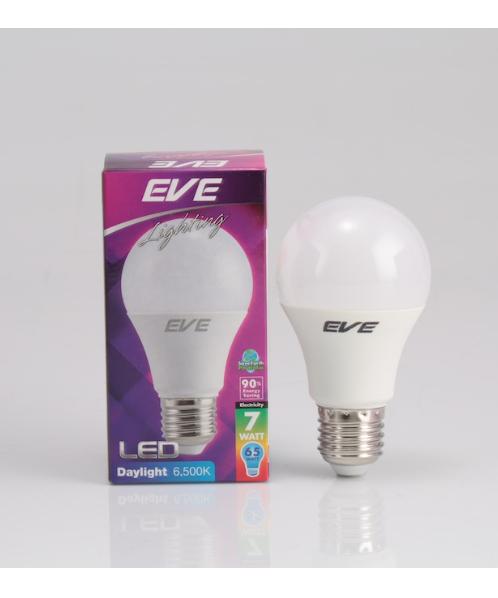 EVE หลอดแอลอีดี A60 7W. เดย์ไลท์ E27 LED A60 7W Daylight E27 ขาว