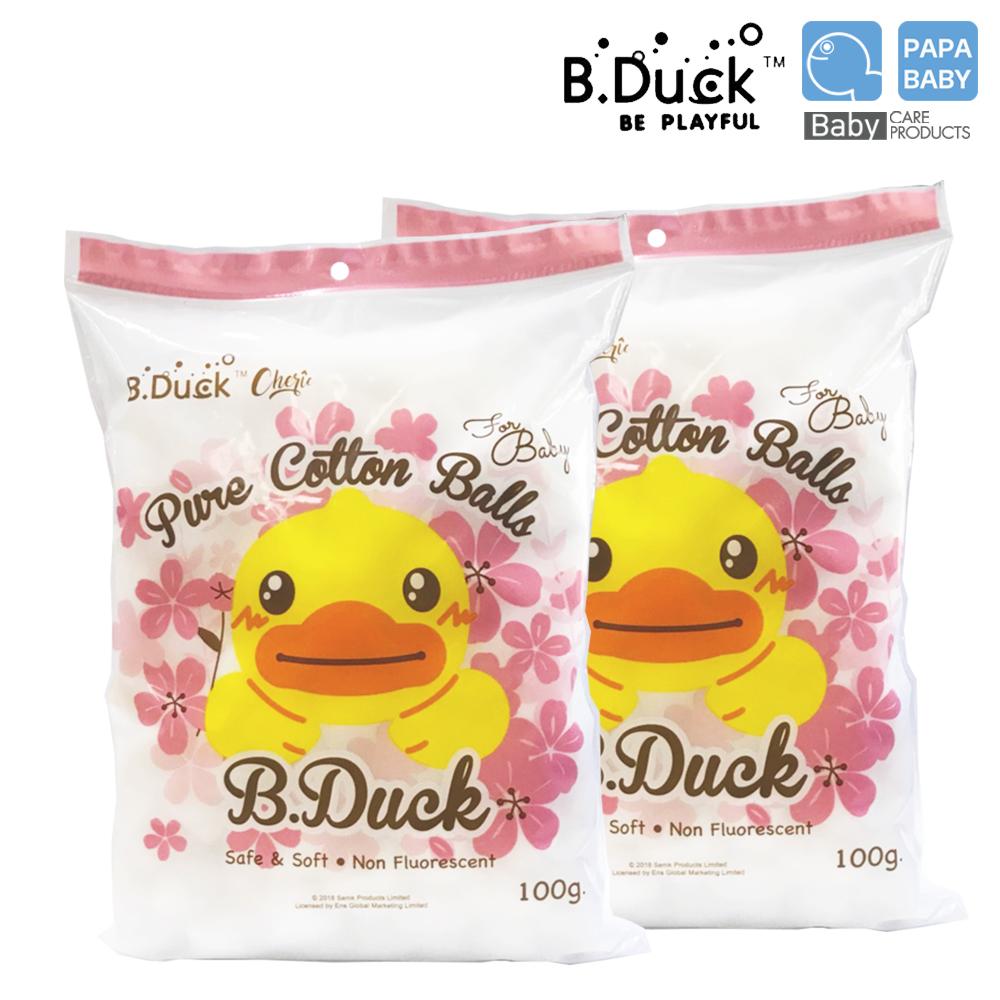 B.Duck สำลีก้อน ผลิตจากฝ้ายบริสุทธิ์ Cotton Balls (100 g.) รุ่น BD-R327