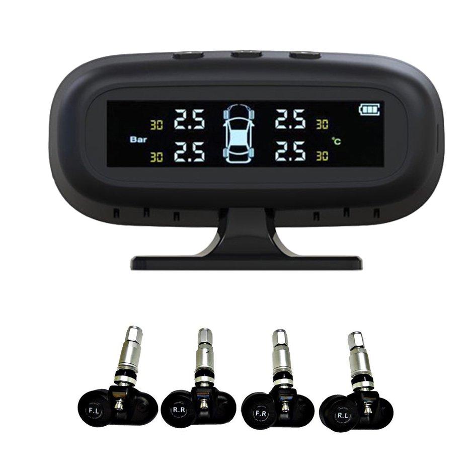 ELEC Wireless USB รถแรงดันยาง TMPS ระบบควบคุมพลังงานแสงอาทิตย์เซ็นเซอร์ขับเคลื่อน