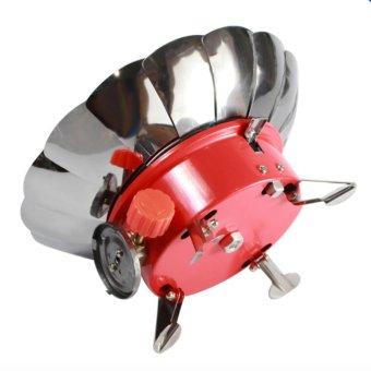 เตาแก๊สแบบพกพาเดินป่าแคมป์ปิ้ง พร้อมกระเป๋า Windproof Camping Stove เตาแก๊สแบบพกพาเดินป่าแคมป์ปิ้ง พร้อมกระเป๋า Windproof Camping Stove