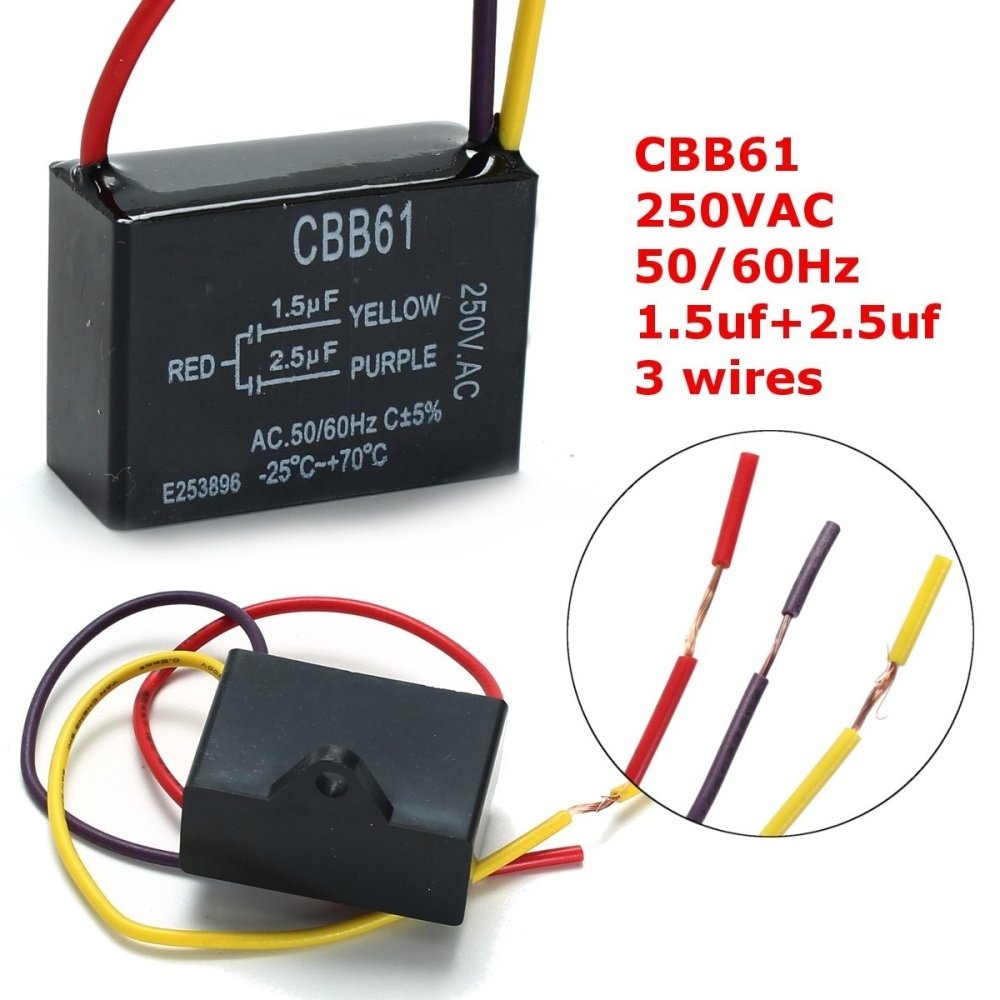Business Industrial Cbb61 5 0uf 2 Wire 250vac 50 60hz Ceiling