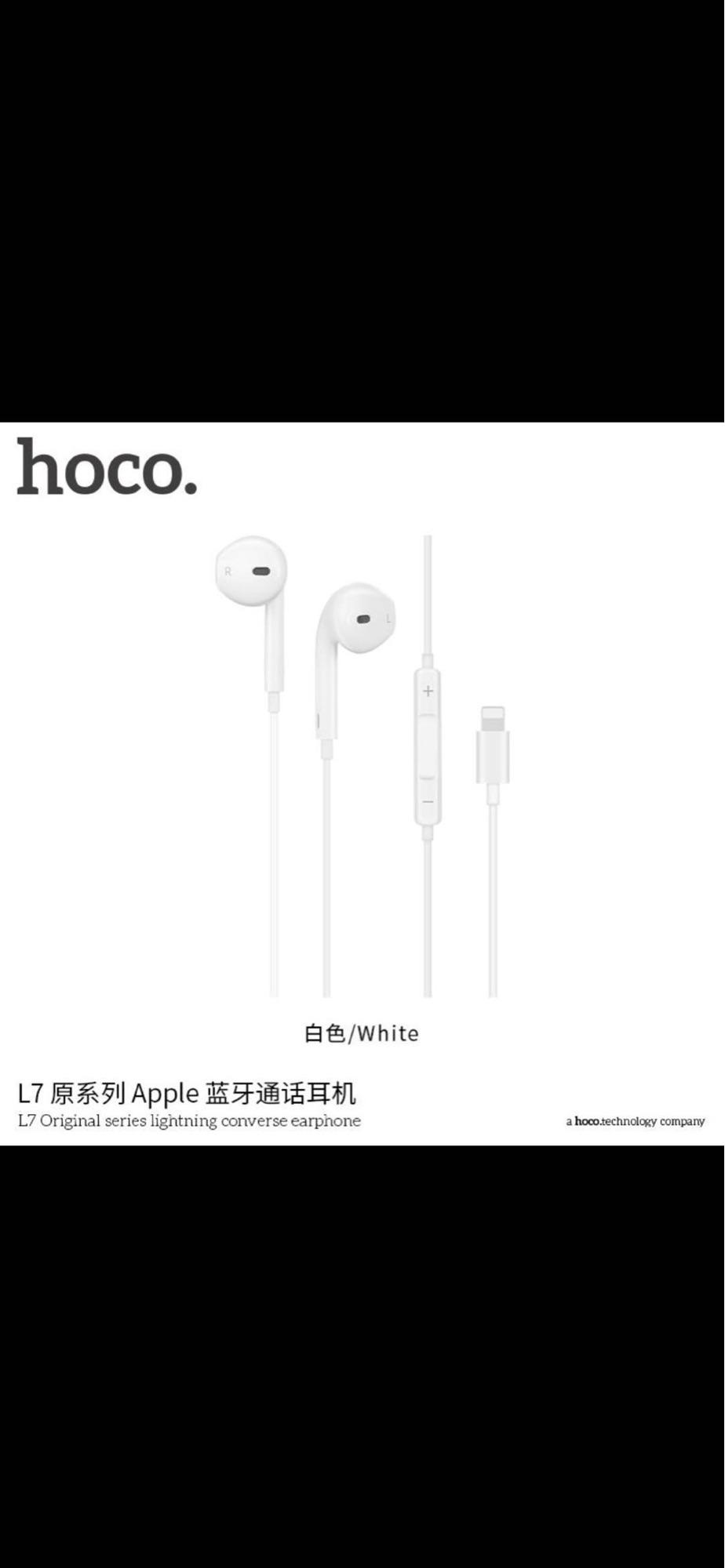 Hoco L7 Digital Talking Lightning Earphone หุฟังสำหรับไอโฟน7 ของแท้ (???????ฟังได้คุยได้)