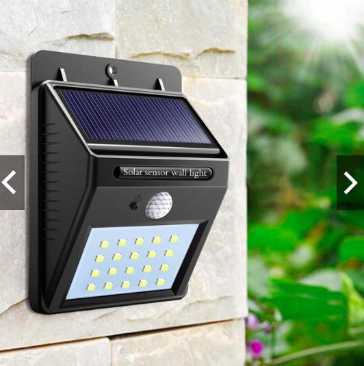 LED 30 ดวง แบบติตตั้งผนัง Motion Sensor Solar Power Led 30 Light Outdoor
Garden Wall Lamp Waterproof