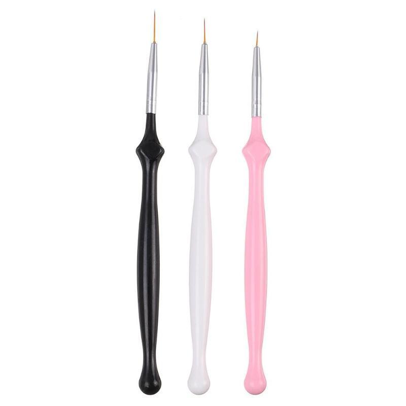 Premium Product 3pcs/set Pro Nail Art Brush Liner Diy Uv Gel Painting Manicure Beauty Pens By 1114hubewagner.