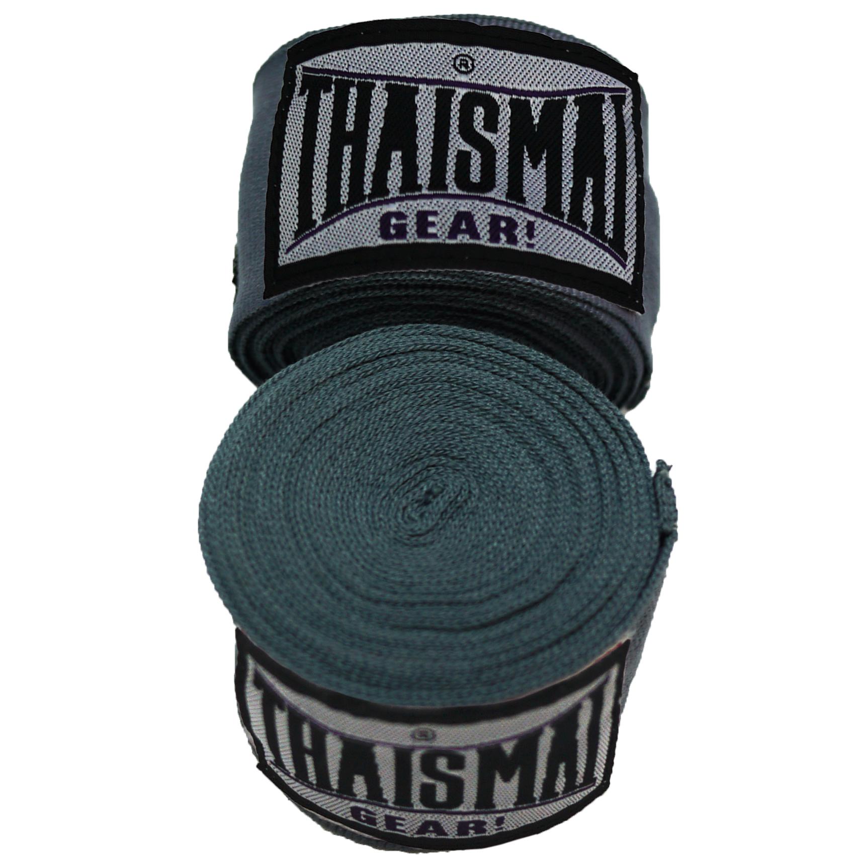 THAISMAI ผ้าพันมือซ้อมมวย Hand Wraps  รุ่น HW-7003  (Gray)