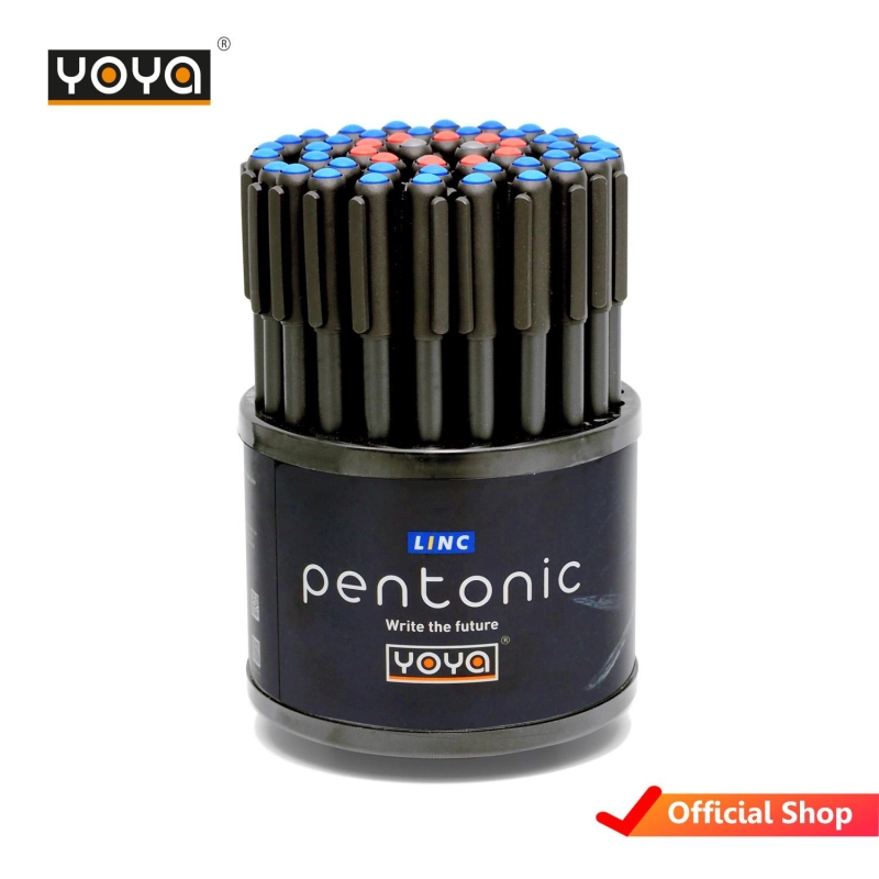 ราคาและรีวิวYOYA ปากกาลูกลื่นหมึกน้ำมัน รุ่น LINC PENTONIC