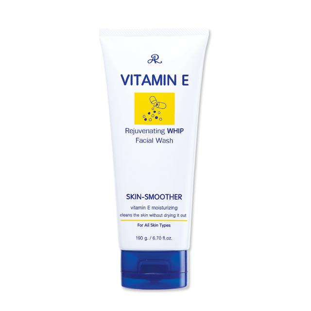 AR VITAMINE E MOISTURIZING WHIP FACIAL WASH 190 g. โฟมล้างหน้าวิตามิน E ( 1 หลอด )