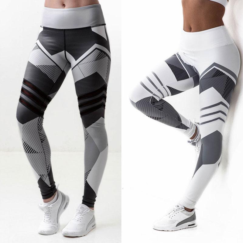ฟิตเนสโยคะกางเกงกีฬา Push Up ผู้หญิงกีฬา Leggings โรงยิมวิ่ง Tights กางเกงสูงเอวกางเกง Joggers Trousers - intl