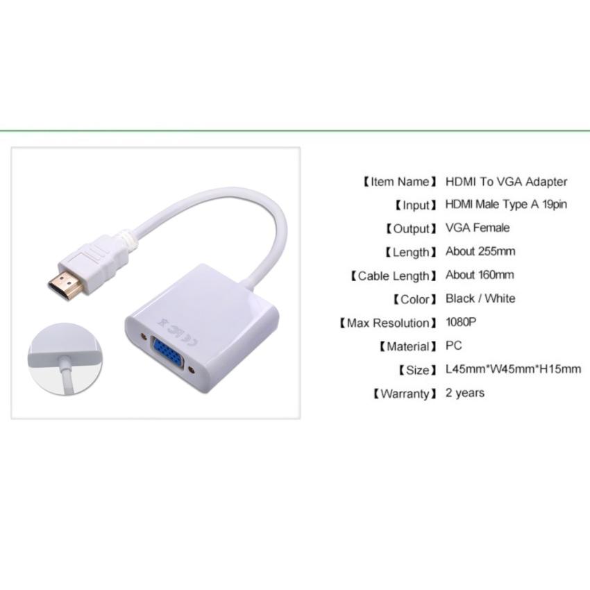 how to use vga cable with hdmi port