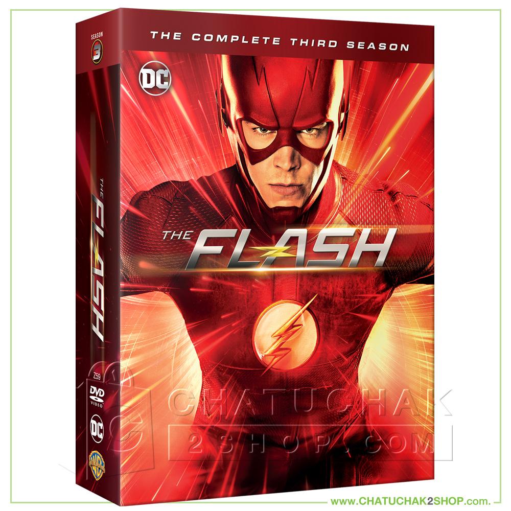 วีรบุรุษเหนือแสง ปี 3 (ดีวีดี ซีรีส์ (6 แผ่น)) / The Flash : The Complete 3rd Season DVD Series (6 discs)