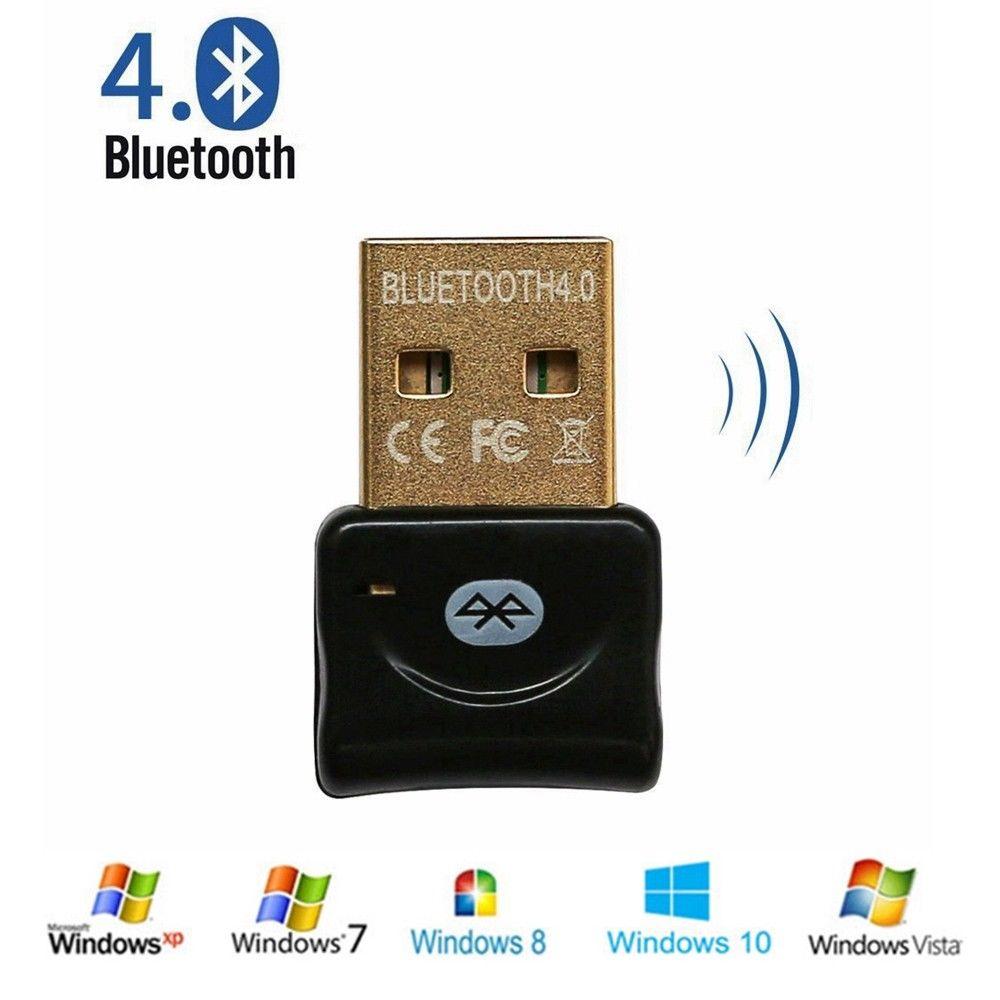 ใหม่ล่าสุด2018!!! ของแท้! มีรับประกัน! ตัวรับสัญญาณบลูทูธ 4.0 Mini USB Bluetooth V4.0 ( Black)