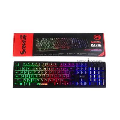 ดูภาพ Marvo คีย์บอร์ดเกมมิ่ง คีย์บอร์ดมีไฟ Keyboard Gaming Scorpion Rainbow black light รุ่น K616 สีดำ เพิ่มเติม Marvo คีย์บอร์ดเกมมิ่ง คีย์บอร์ดมีไฟ Keyboard Gaming Scorpion Rainbow black light รุ่น K616 สีดำ