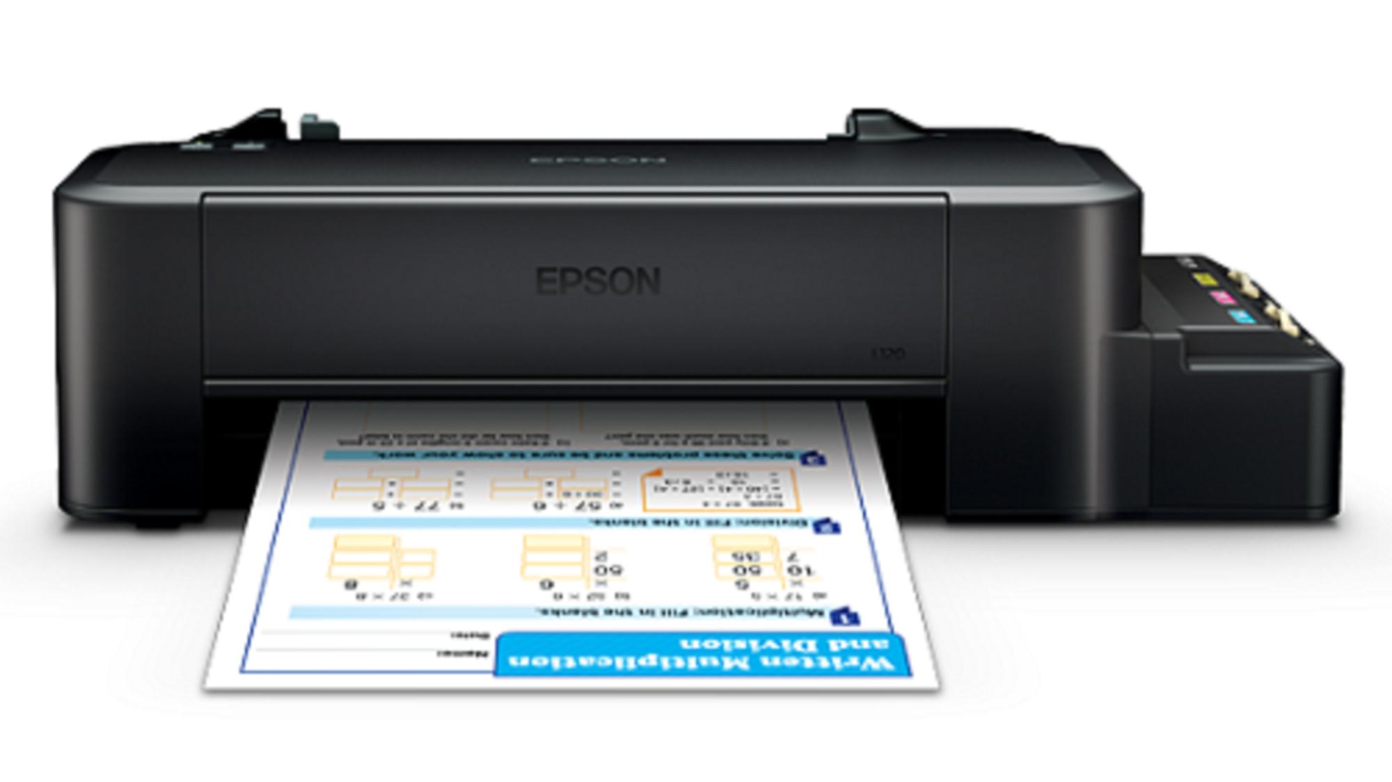 Printer Epson L120 แถมหมึกแท้ 40 ml สีดำ จำนวน 1 ขวด BY ink spa