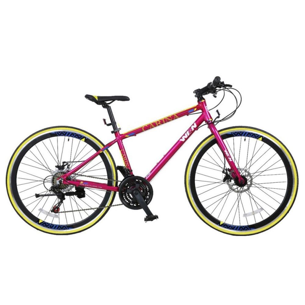 WIN จักรยานเสือภูเขา จักรยานไฮบริด CARINA (Pink)