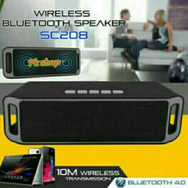 ดูภาพ ลำโพงบลูทูธ Bluetooth speaker S208 เพิ่มเติม ลำโพงบลูทูธ Bluetooth speaker S208