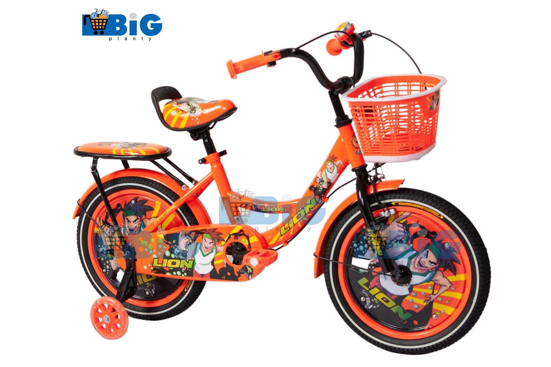 BigPlantyจักรยานเด็กเบนโทน 16 นิ้ว สีส้ม No.7777
