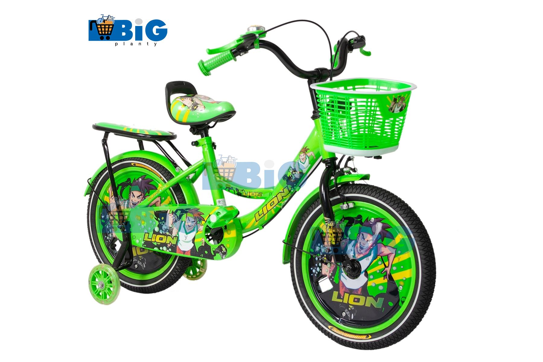 BigPlantyจักรยานเด็กเบนโทน 16 นิ้ว สีเขียว No.7777