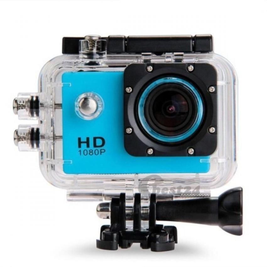 Sport Cam HD 1080P ติดหมวกกันน็อค Waterproof 30M Sports Cam ฟรี ! อุปกรณ์เสริมกว่า 10 ชิ้น กันน้ำได้ 30 เมตร ใช้เป็นกล้องถ่ายรูปได้ ช่วย บันทึกวีดีโอ ภาพ เหตุการณ์ แต่ละวัน การเดินทาง บนท้องถนน จักรยานยนต์ มอเตอร์ไซค์ จักรยาน