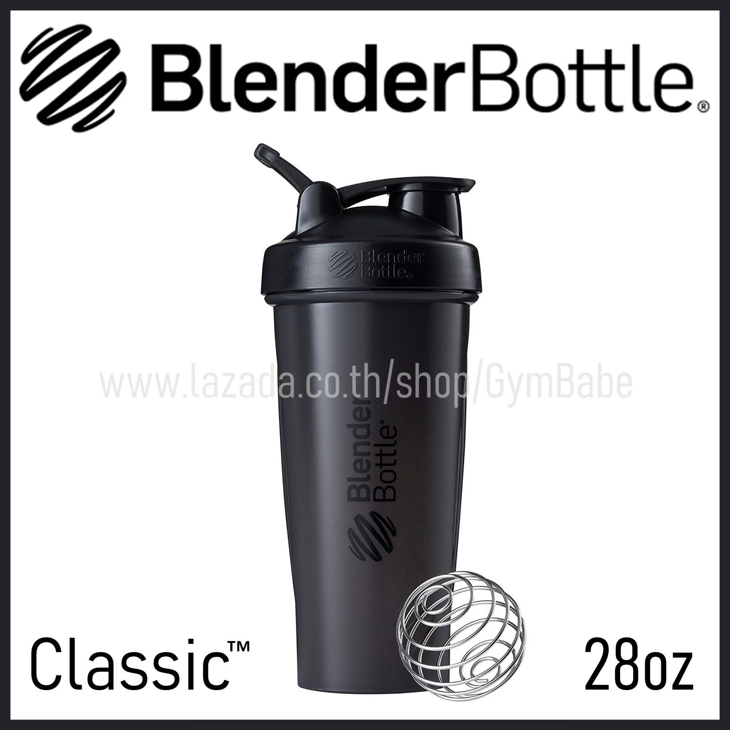 (สีดำ) แก้วเชค Blender Bottle รุ่น Classic 28oz แก้วShake BlenderBottleของแท้ นำเข้าจากอเมริกา 