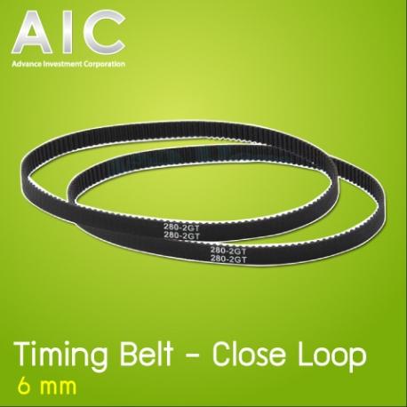 Timing Belt Close Loop GT2 W6 - 300 mm แพ็ก 1 เส้น