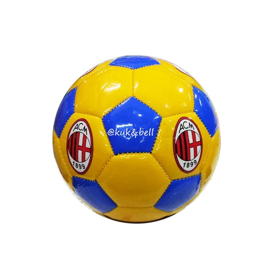 patipan toy บอลหนัง ฟุตบอล ฟุตบอลหนังสำหรับเด็ก ลูกเล็ก สีสดใส Y16044-01