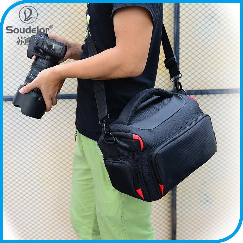 J2C Thai Camera Bag กระเป๋ากล้อง Soudelor 1506 Size L ( no logo) for SLR / DSLR หรือ กล้อง ถ่ายวีดีโอ for NIKON 7000D 7100D หรือ Canon EOS 70D