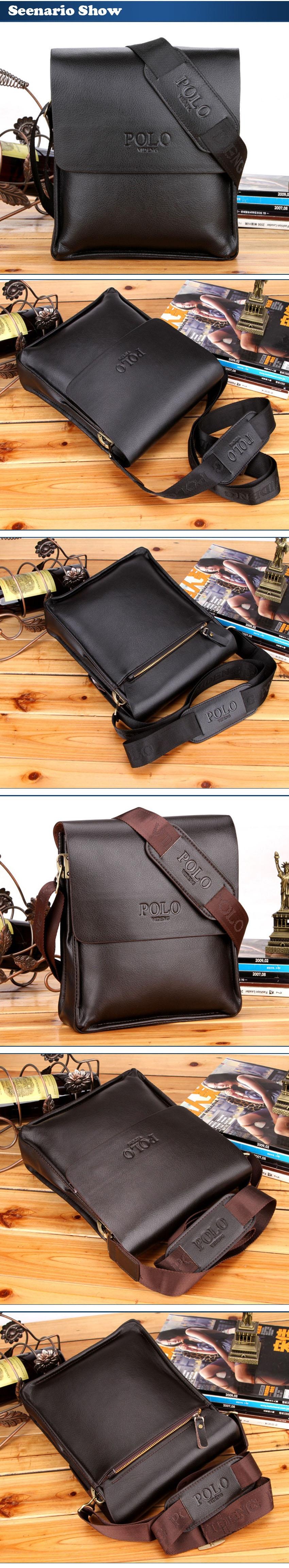 Men/'s Leather Business Messenger Laptop Carry On Shoulder Briefcase Handbag