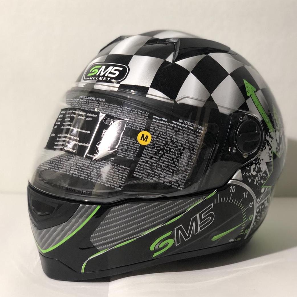 หมวกกันน็อค SM5 Sanke Salamander Red&Green