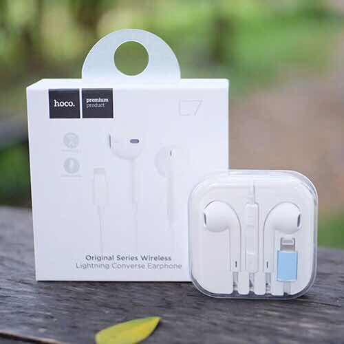 Hoco L7 หูฟังพร้อมไมค์ ปรับเสียงได้ สำหรับ iOS iPad / iPhone 6/7/8/X (???????ฟังได้คุยได้)ฟังเพลง music