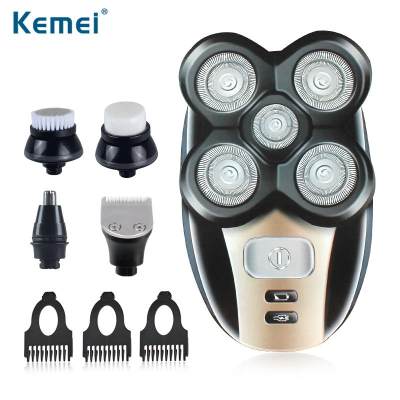 Kemei KM-1000 ปัตตาเลี่ยนไร้สาย 5 หัว