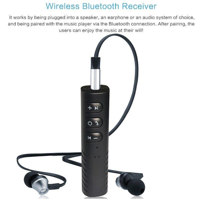 Bluetooth Speaker Car Bluetooth Music Receiver Hands-free บลูทูธในรถยนต์ รุ่น BT310(BLACK)