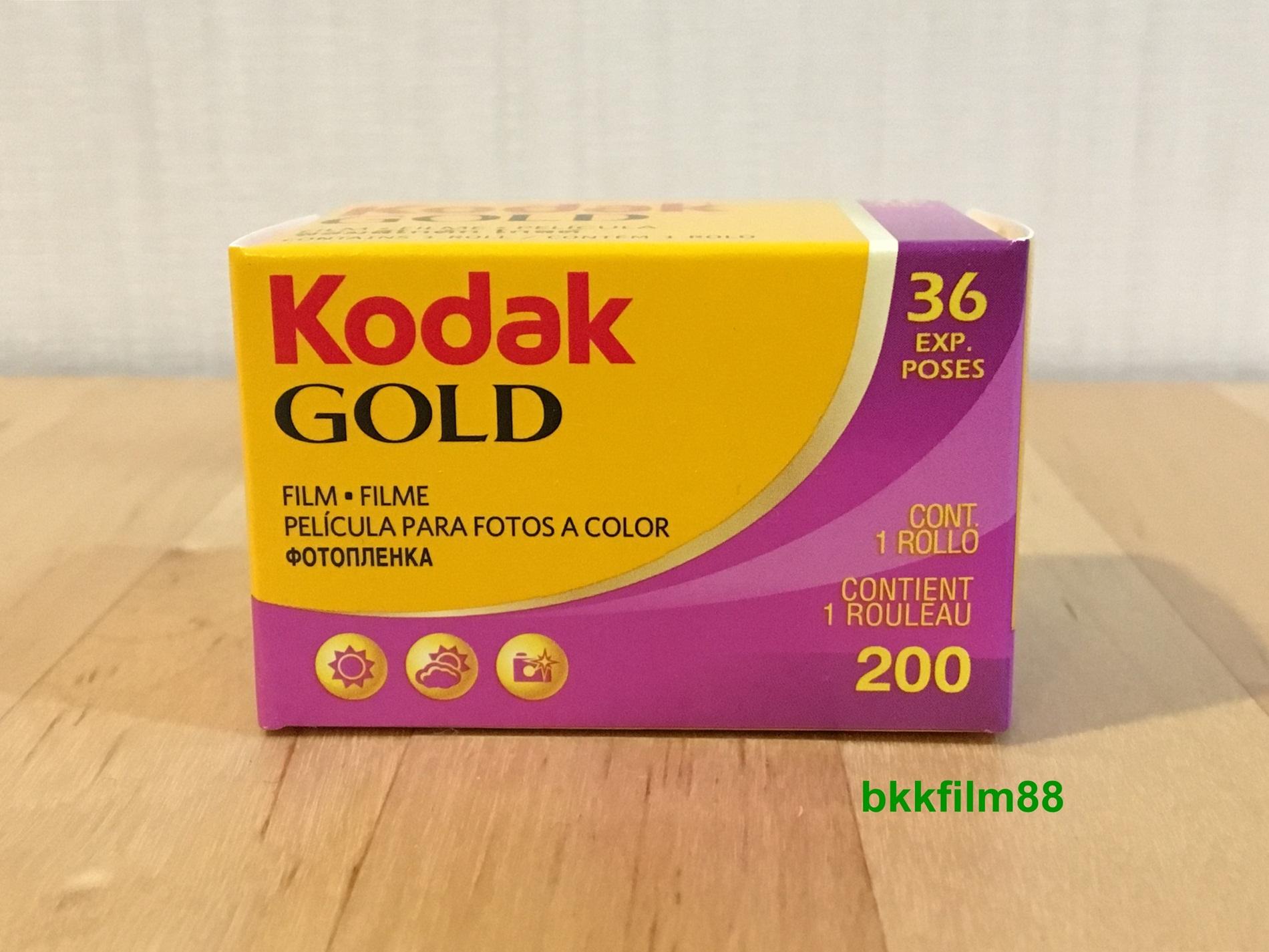 ฟิล์มสี Kodak GOLD 200 35mm 135-36 Color Film ฟิล์มถ่ายรูป ฟิล์มใหม่