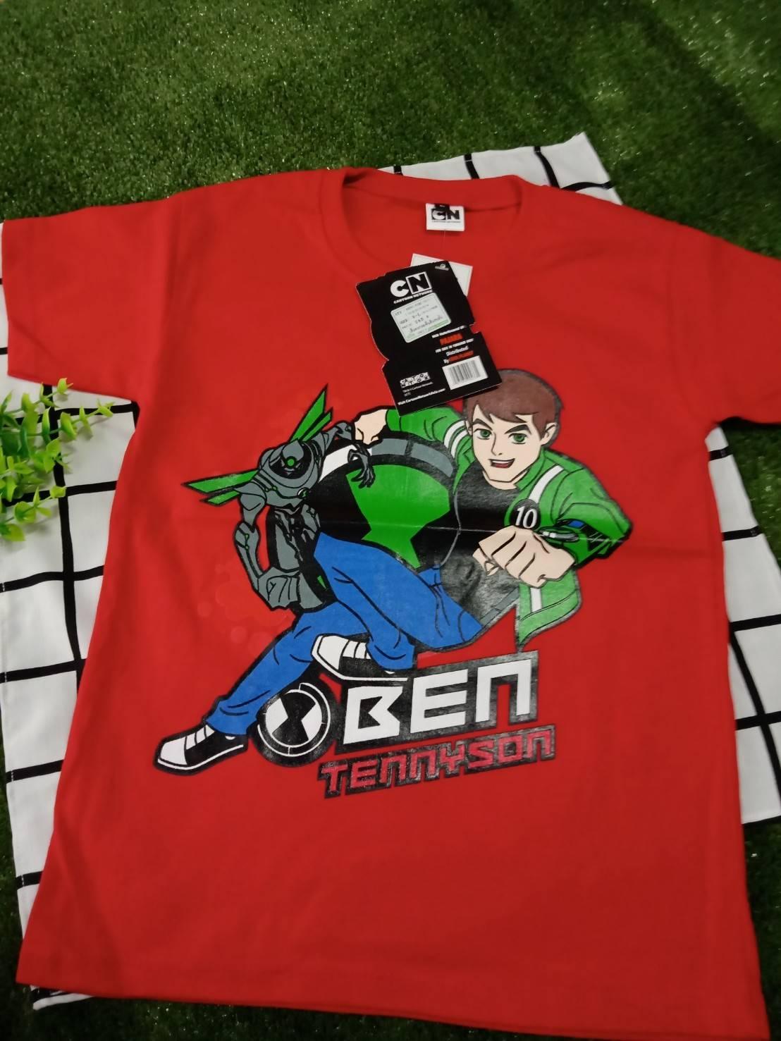 ชุดเด็กเสื้อยืด ลายเบนเทน สุดเท่ห์ ขนาดเสื้อ รุ่นเด็กเล็ก 1-7 ปี