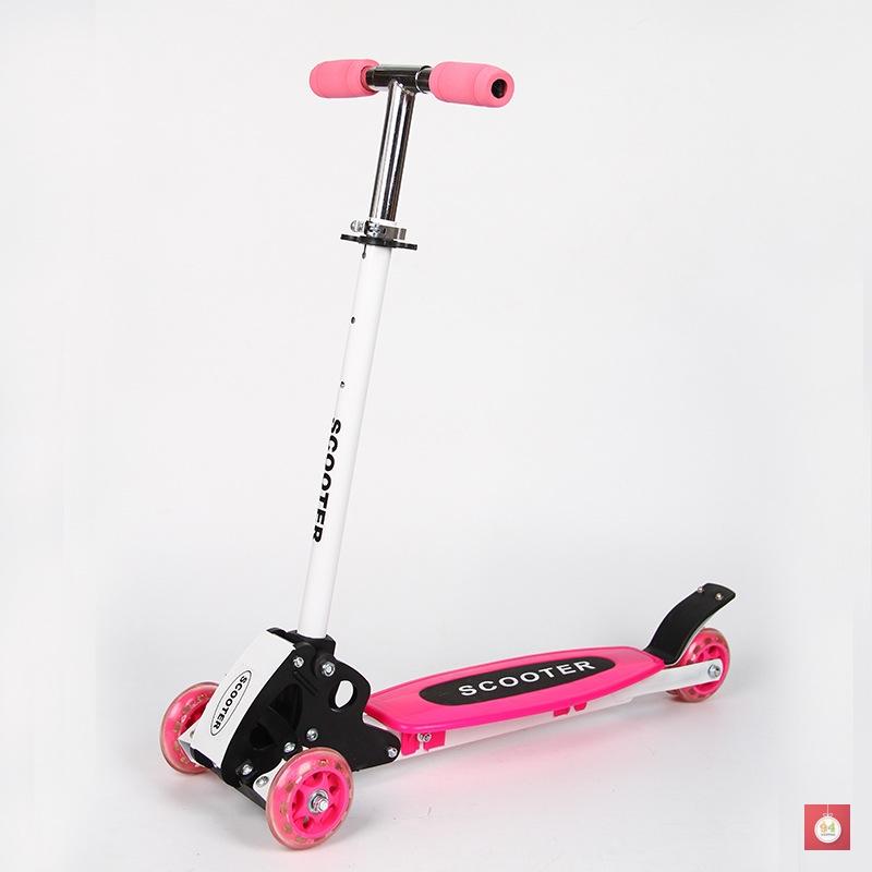 94shopping Scooter สกู๊ตเตอร์ 4 ล้อ สกู๊ตเตอร์ขาไถ สกู๊ตเตอร์เด็ก ปรับความสูงได้ 4 ระดับ By 94shopping.