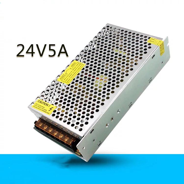 24V 5A 120W Switching Power Supply Driver Transformer for LED Strip Security Camera - intl