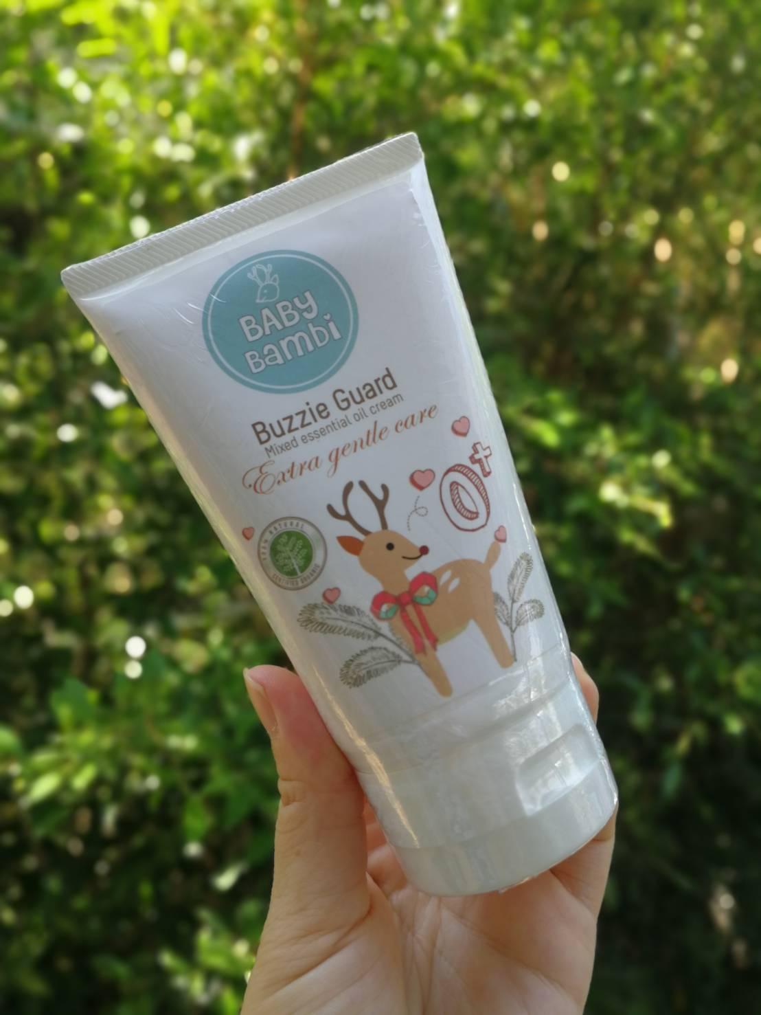 (หลอดใหญ่ 150 ml) Baby Bambi Buzzie Guard ครีมกันยุง เบบี้แบมบี้