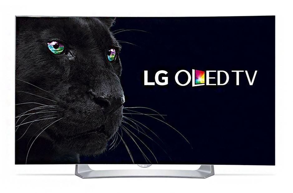 LG TV OLED 55EG920T 4K 3D Curved Screen Design ตําหนิ เบิร์น นิดหน่อย มีรูป