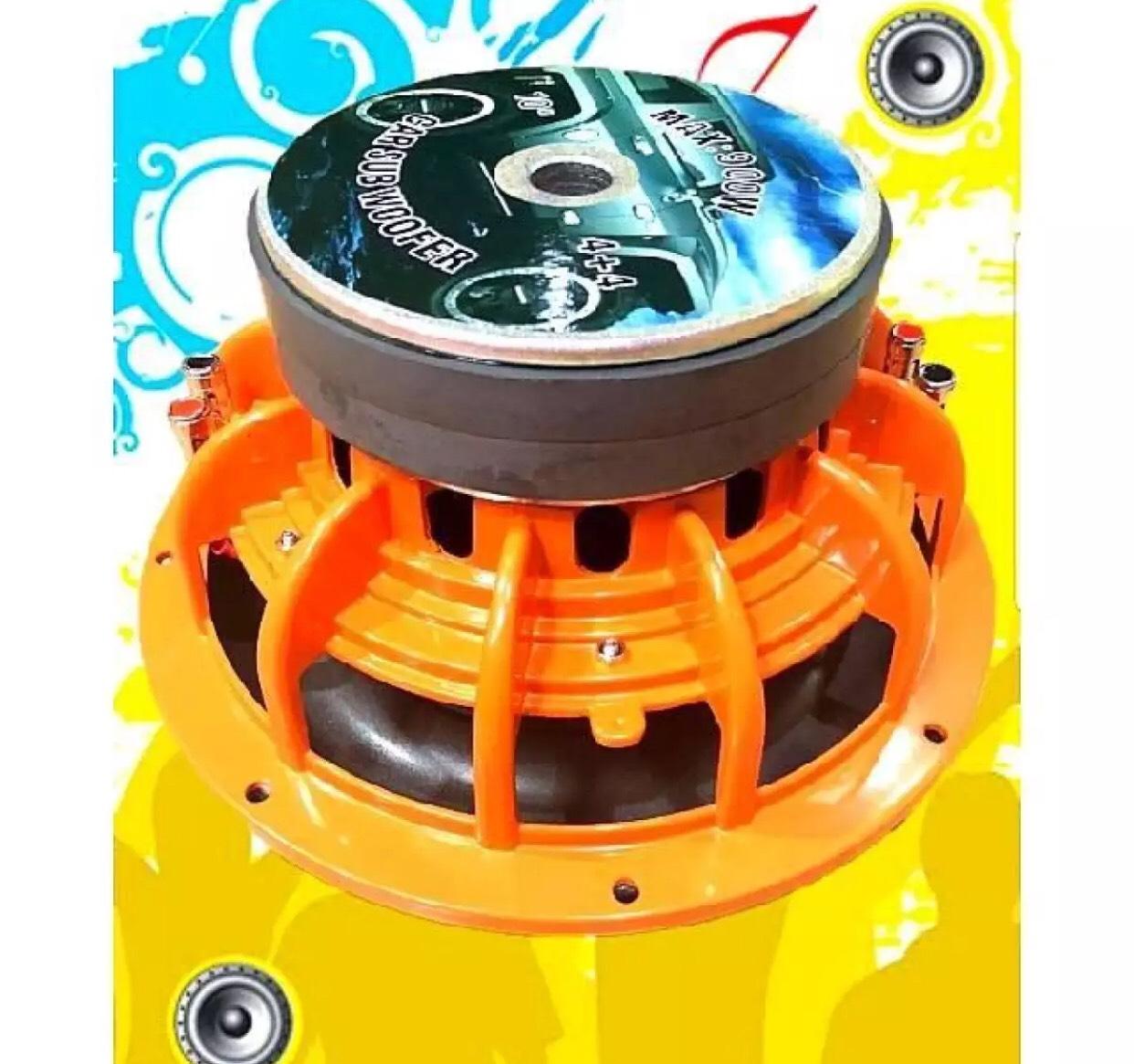 LXJ ดอกลำโพงรถยนต์ซัฟวูฟเฟอร์ 10 นิ้ว วอยซ์คู่ (4+4 ohm)900car subwoofer