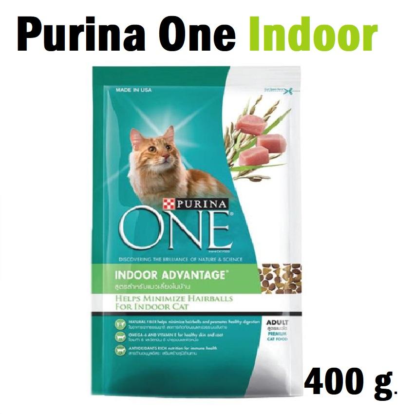 Purina One Indoor 400g อาหารแมว เลี้ยงในบ้าน 400กรัม