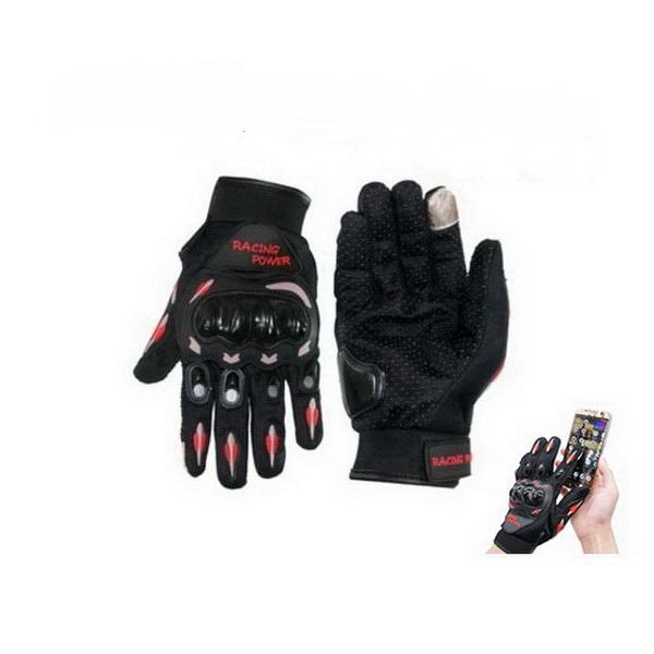 Racing Power ถุงมือมอเตอร์ไซค์ ถุงมือจักรยาน อุปกรณ์จักรยาน อุปกรณ์มอเตอร์ไซค์