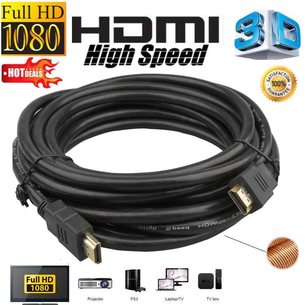 สายยาง TV HDMI 5 เมตร สายถักรุ่น HDMI 5M CABLE 3D FULL HD 1080P