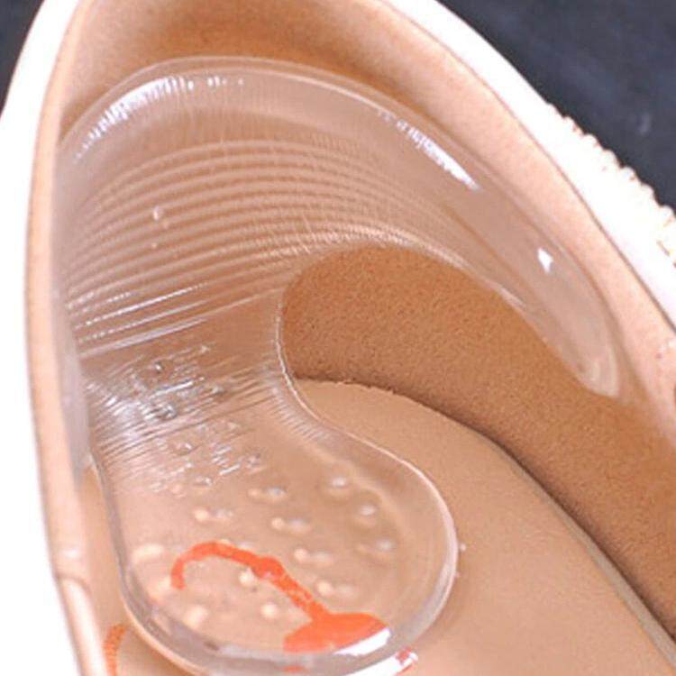 ซิลิโคนกันรองเท้ากัด Invisible Silica Gel Stickers Transparent Slip-Resistant Foot Shoes Stickers High Heel Shoe Pad Insoles Foot Care - 1 คู่