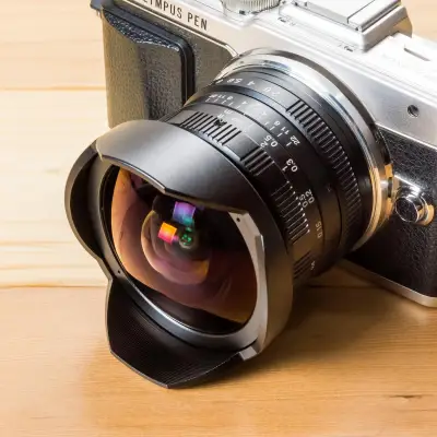 เลนส์มือหมุน FISHEYE 7.5MM F2.8 สำหรับใส่กล้อง OLYMPUS AND PANASONIC LUMIX