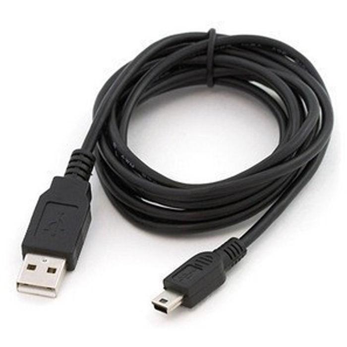 1.8m Standard USB 2.0 Male to Mini-B Data Cable for MP3 MP4 PS3 PSP High Quality