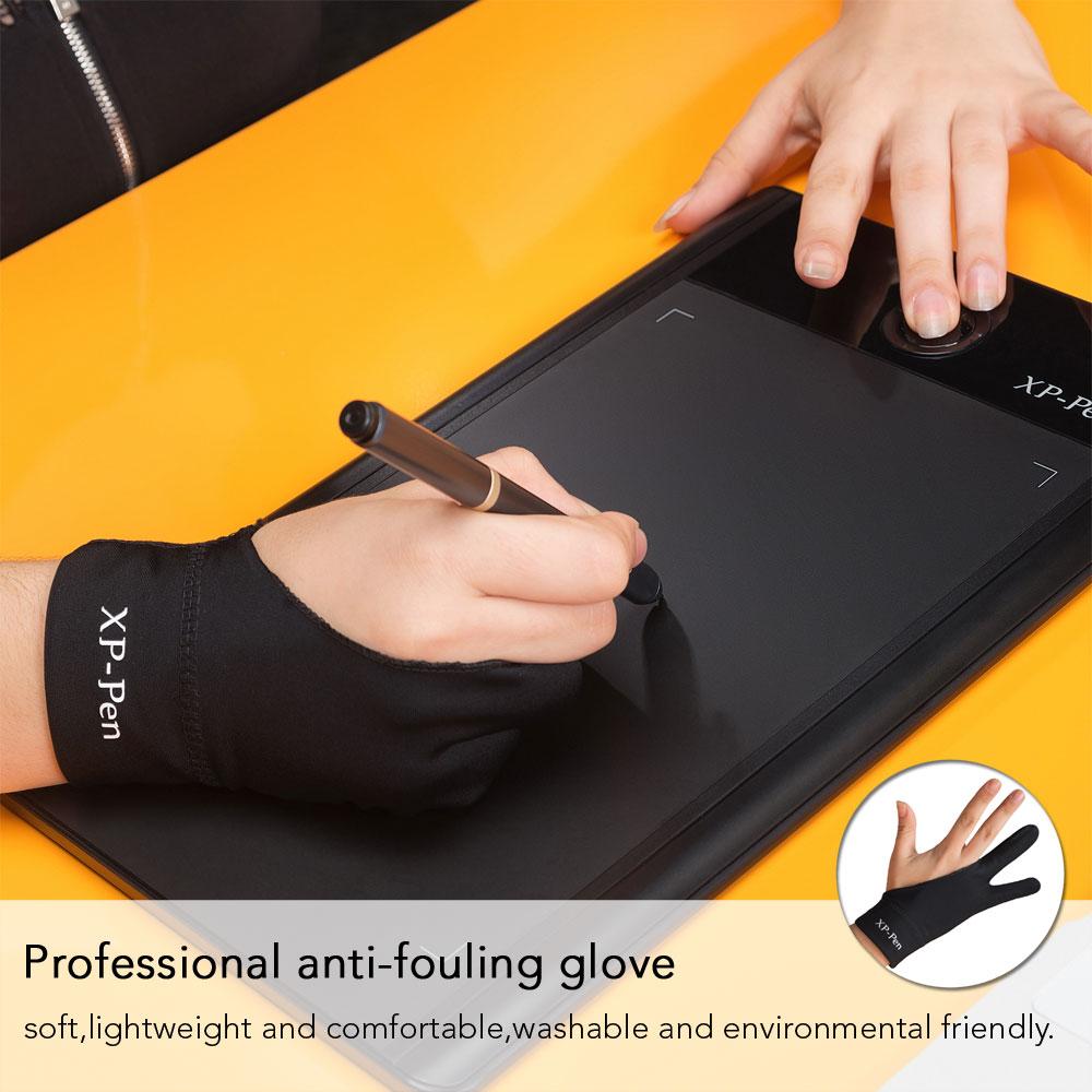 XP-Pen Artist Glove for Drawing Tablet//Pen Tablet//Tracing Pad Two-Finger Glove