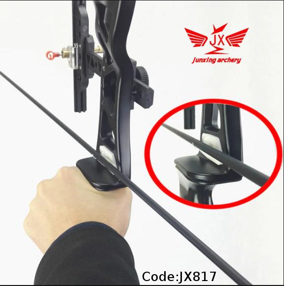 5x ธนู Plastic Archery Arrow Rest RH for Recurve Bow Junxing Code:JX817 Color: TRANSPARENT